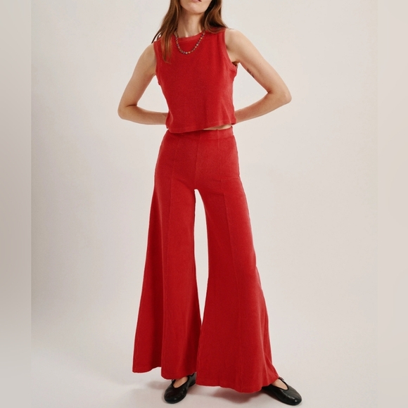 NWT Suzie Kondi Mali Cropped Cotton-Blend Terry Tank - Picture 1 of 10